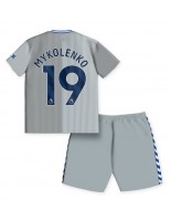 Everton Vitaliy Mykolenko #19 Alternativní dres pro děti 2023-24 Krátký Rukáv (+ trenýrky)